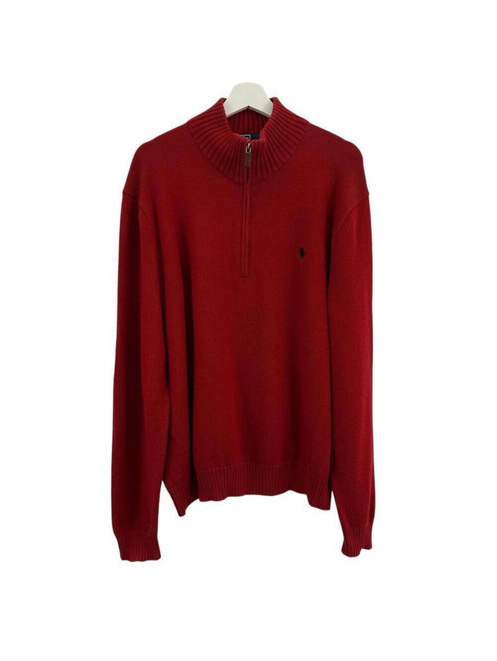 Polo Ralph Lauren Men’s 100% Cotton Red Sweater Size XXL